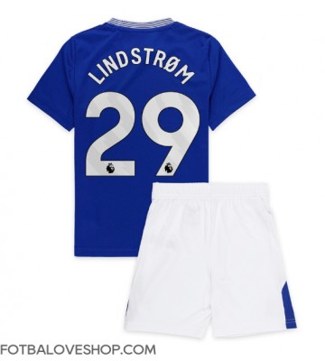 Everton Jesper Lindstrom #29 Dětské Domácí Dres 2024-25 Krátký Rukáv (+ trenýrky)